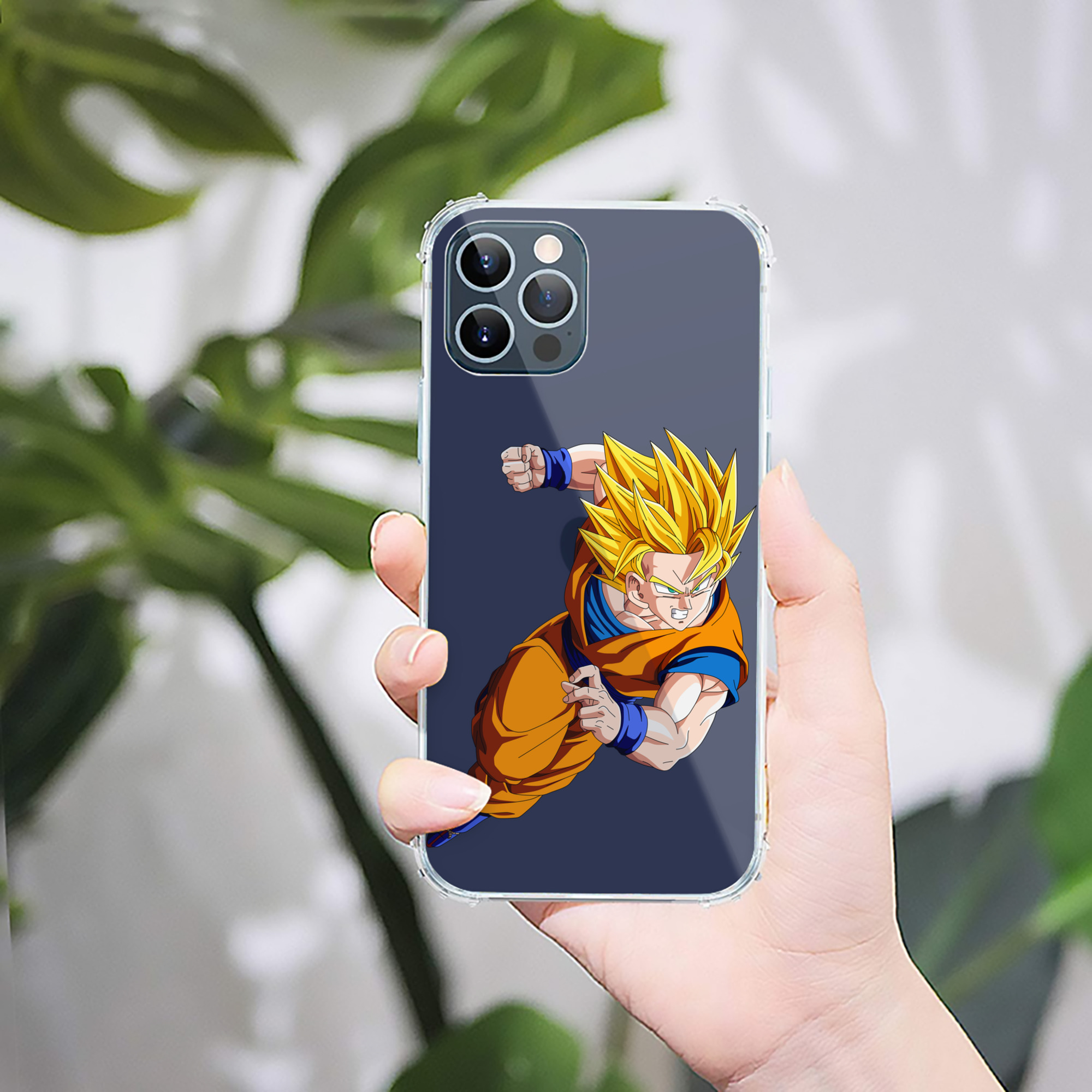 （画像用） ドラゴンボール 孫悟空（そん ごくう）Son Goku カカロット DRAGON BALL Kakarotto 【iPhone 12シリーズ対応】透明スマホケース（クリアソフトケース）